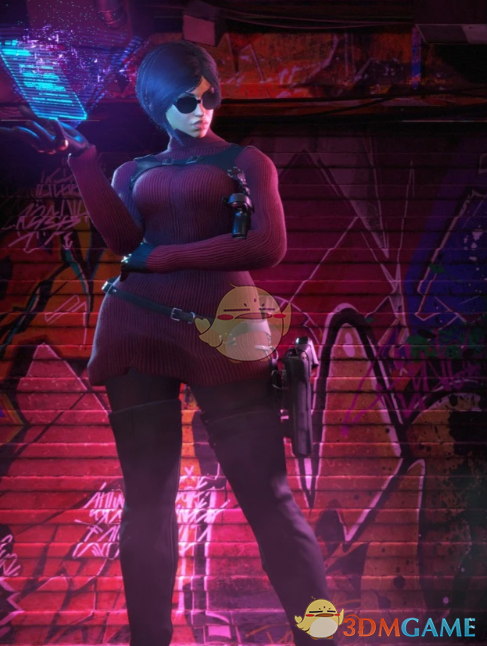 《街头霸王6》深红毒蛇的艾达针织连衣裙MOD