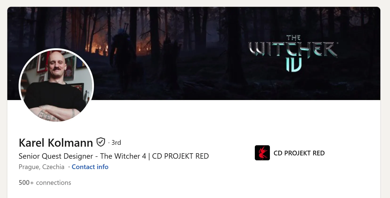 《天国：拯救2》设计师加盟CDPR 开发《巫师4》