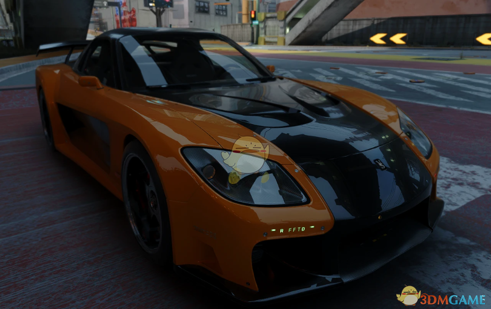 《赛博朋克2077》马自达RX-7跑车MOD