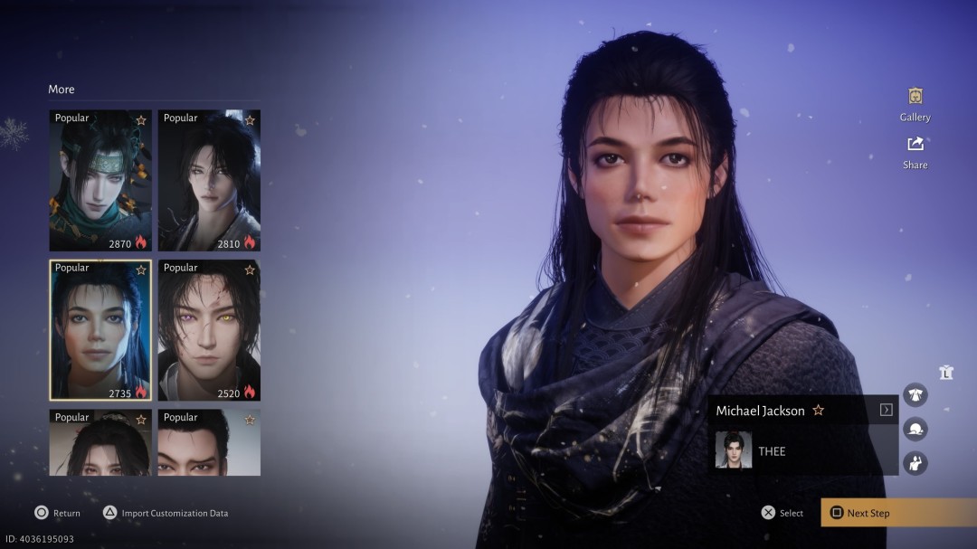 《燕云十六声》国外玩家捏出迈克尔·杰克逊和海绵宝宝