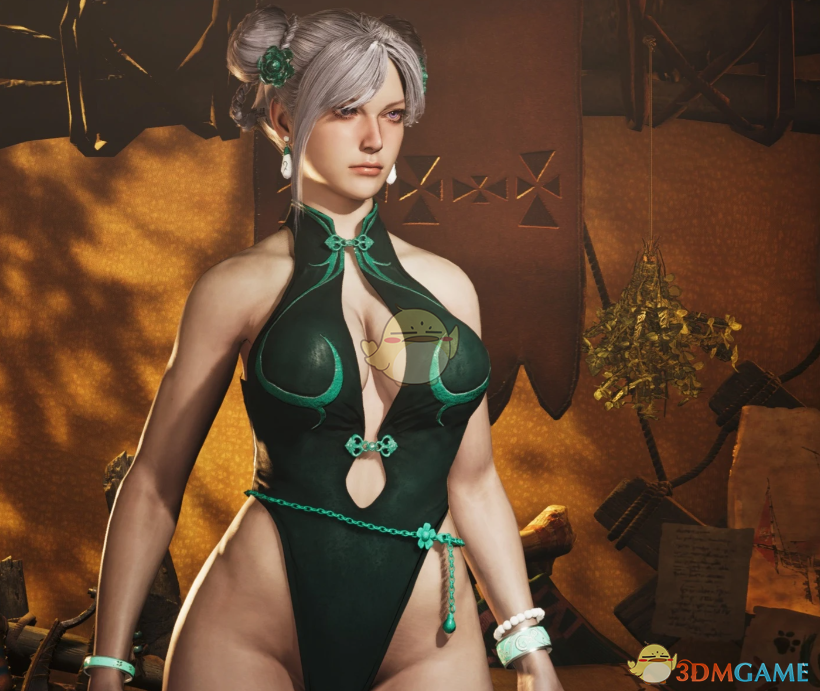 《怪物猎人：荒野》街头霸王6春丽泳装MOD