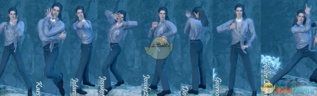 《博德之门3》JOJO的奇妙冒险姿势包MOD