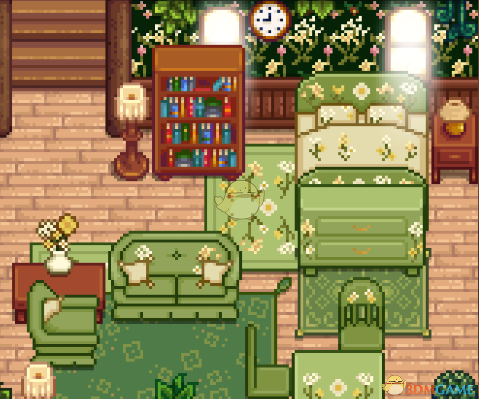 《星露谷物语》花卉壁纸与家具MOD