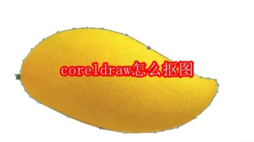 coreldraw怎么抠图