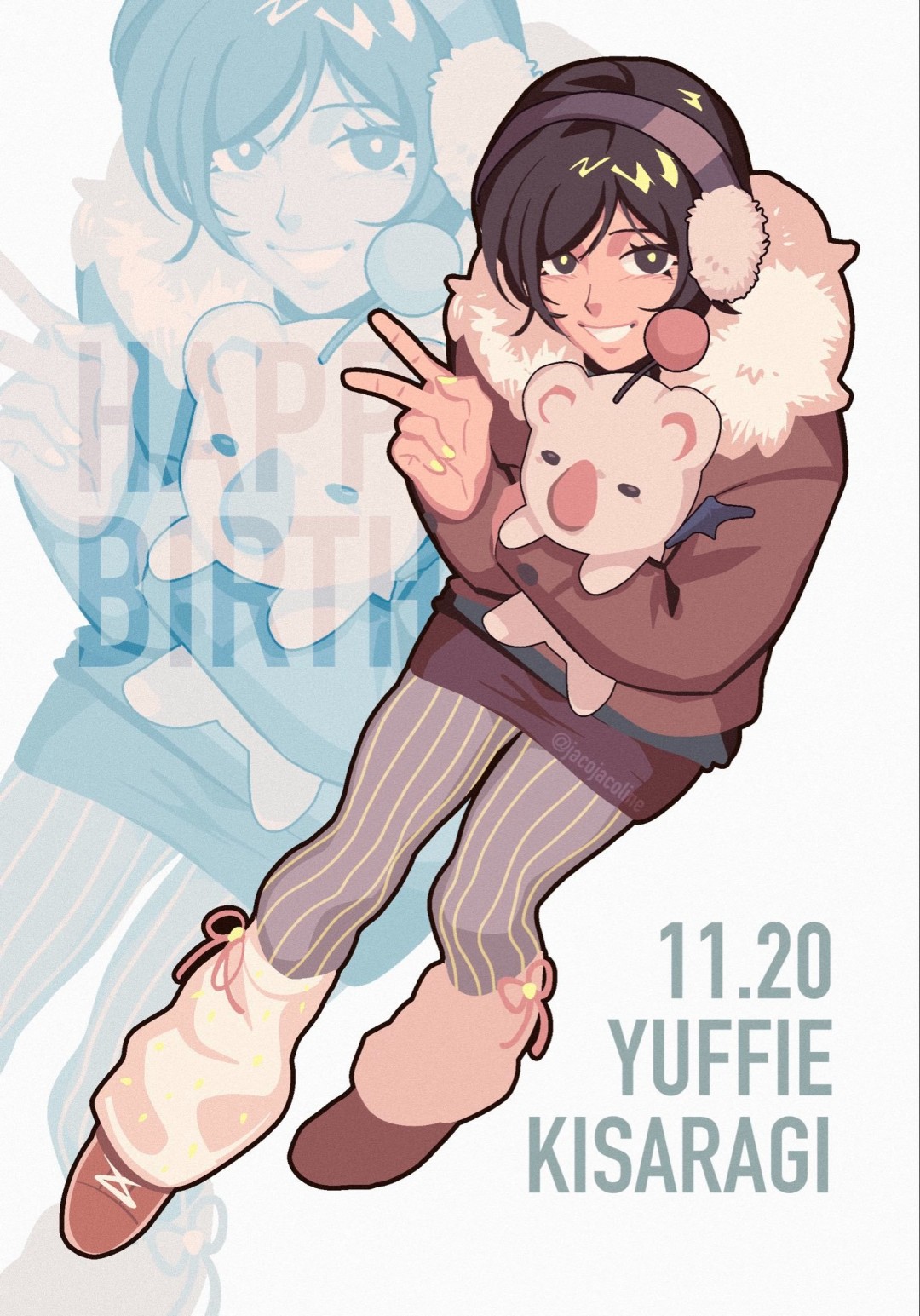 《最终幻想7》人气女忍者尤菲庆生贺图大赏