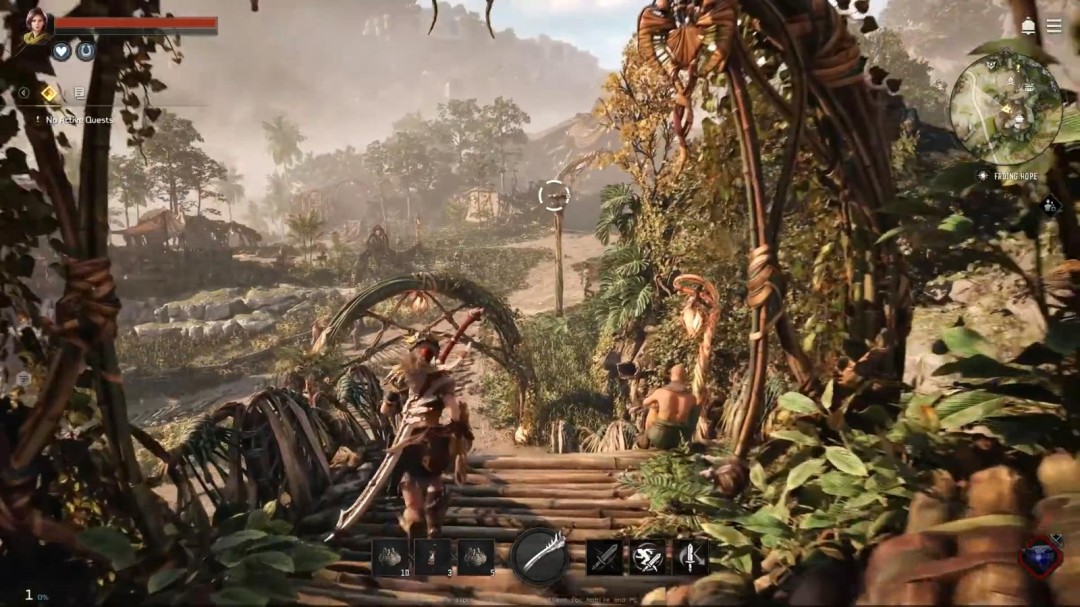 《地平线：钢铁边境》新实机演示 画面和玩法很棒