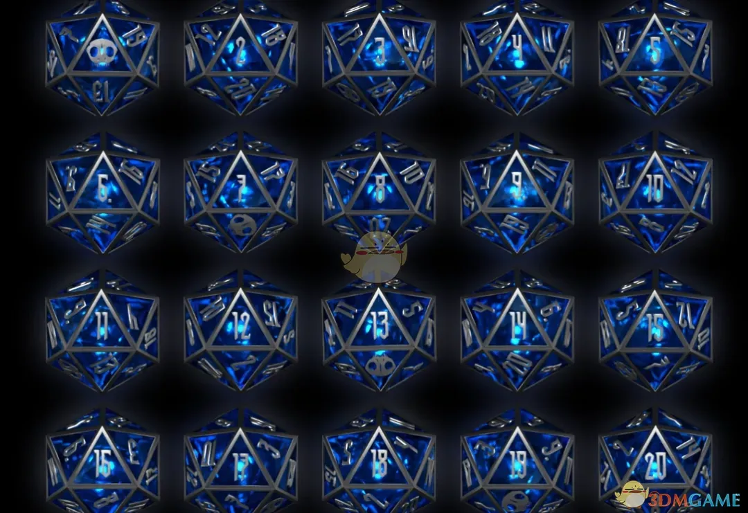 《博德之门3》发光水晶骰子MOD