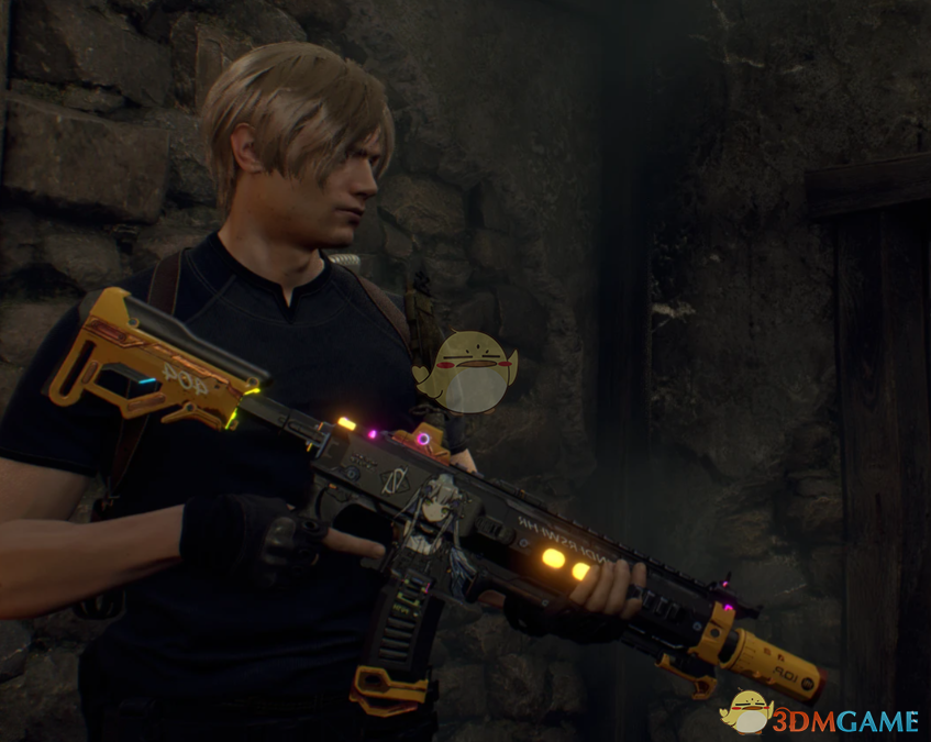 《生化危机4：重制版》LE5冲锋枪的少女前线可露凯皮肤MOD