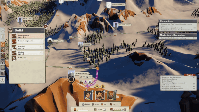 于阿尔卑斯之巅经营人生：叙事驱动经营型游戏《覆雪之上》以动态世界重塑生存体验