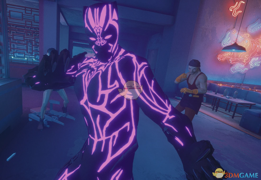 《师父》扮演漫威超级英雄黑豹MOD