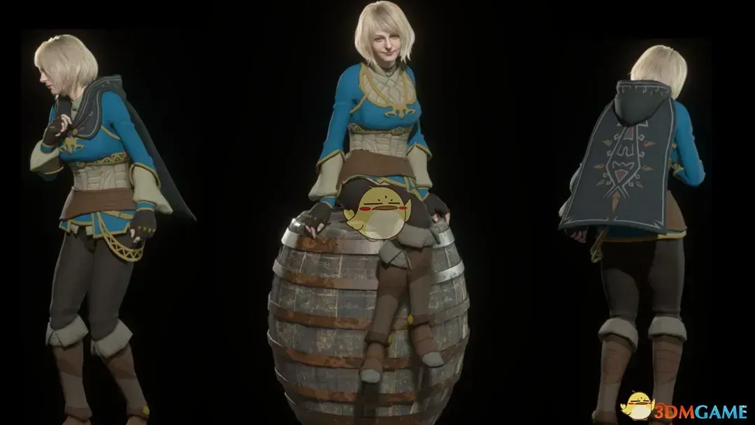 《生化危机4：重制版》阿什莉的塞尔达传说旅行者服装MOD