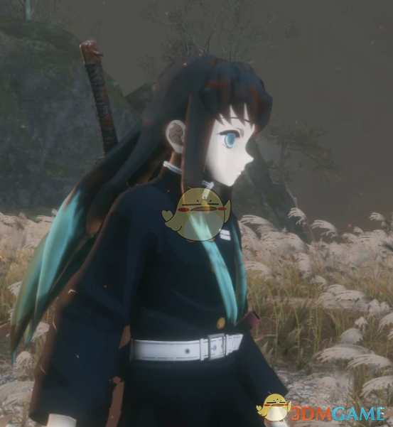 《只狼：影逝二度》鬼灭之刃时透无一郎替换狼模型MOD