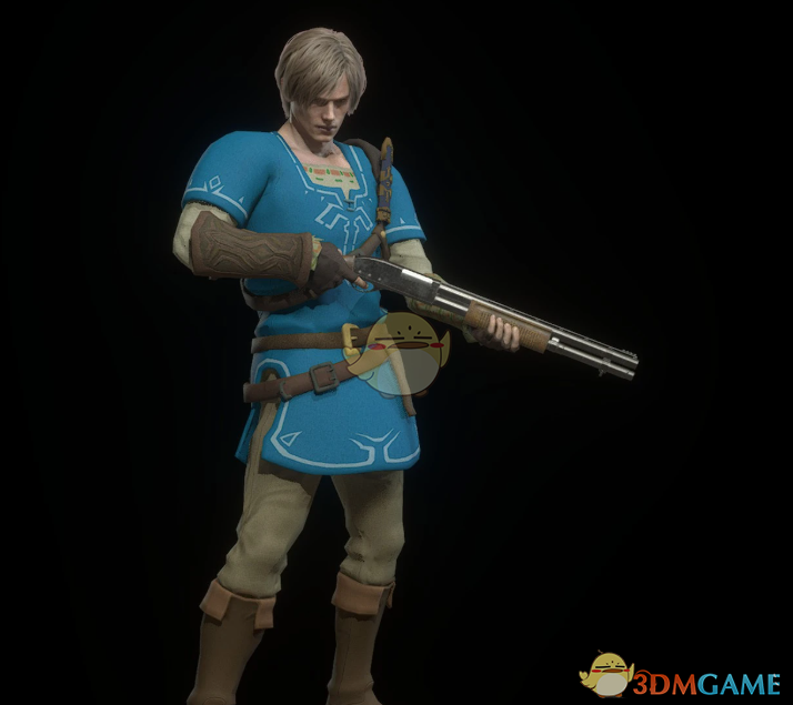 《生化危机4：重制版》里昂的塞尔达传说冠军长袍MOD