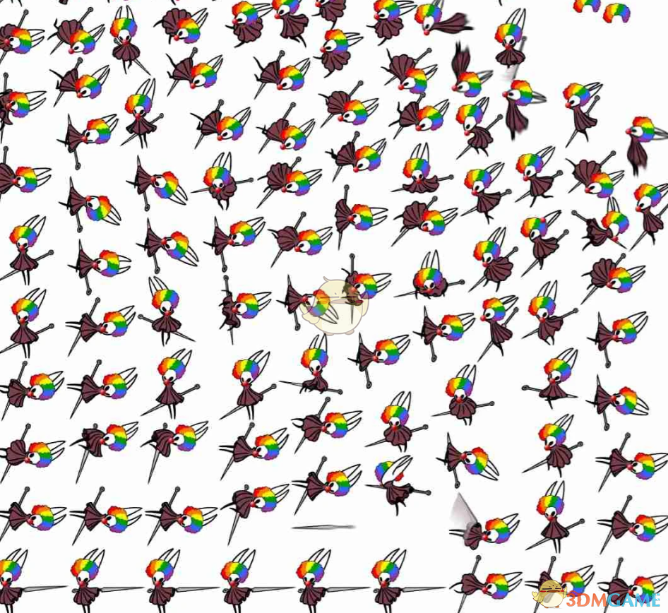 《空洞骑士：丝之歌》黄蜂女的小丑外观MOD