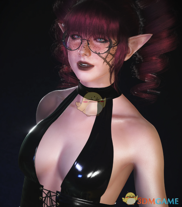 《赛博朋克2077》螺旋式双马尾MOD