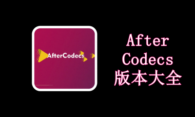 AfterCodecs版本大全