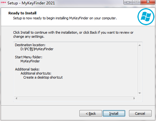 MyKeyFinder