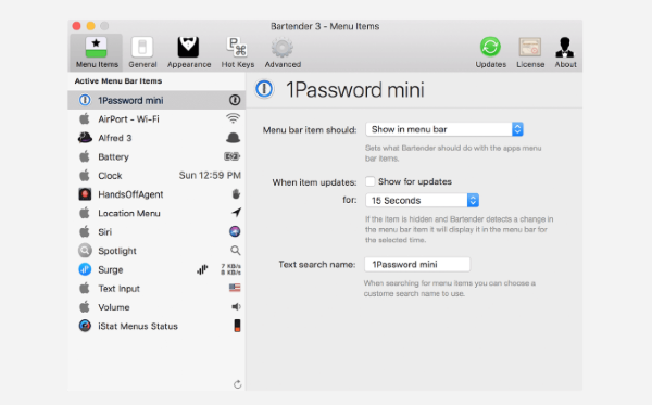 Bartender Mac版4.1.21