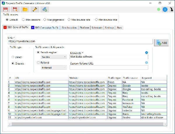 Torpedo Traffic Generator Ultimate(网站seo工具)v8.1