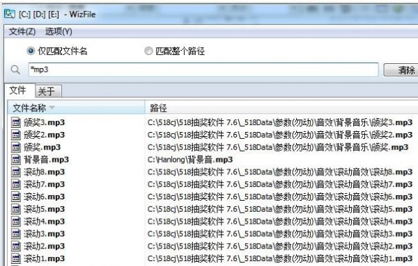 WizFile(文件快速搜索工具)v3.07