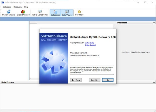 SoftAmbulance MySQL Recovery(MySQL恢复软件)v2.98