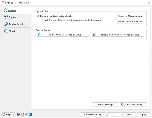 HashTools(文件哈希值校验工具)v4.4