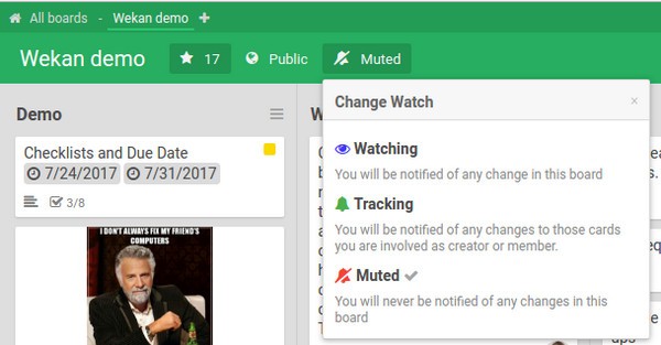 Wekan(开源协作式看板)v5.84