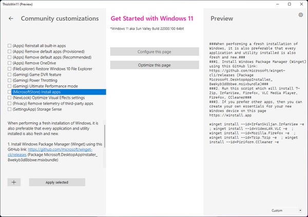 ThisIsWin11(Win11优化大师)v1.0