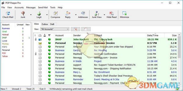 POP Peeper Pro(邮件检测提醒工具)v4.5.3