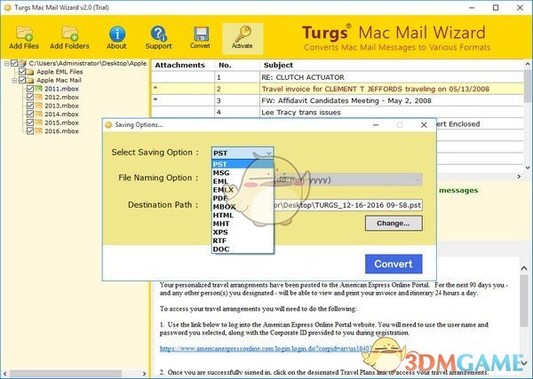 Mac邮件迁移工具v2.0.0