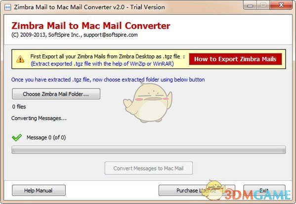 Zimbra Mail to Mac Mail Converterv2.0