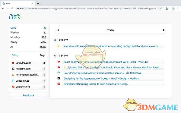 Ktab(网页标签管理插件)v1.2