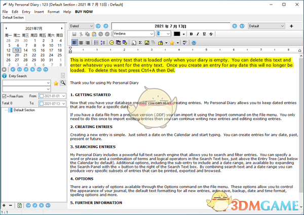 My Personal Diary(电子日记本)v9.5.0.0