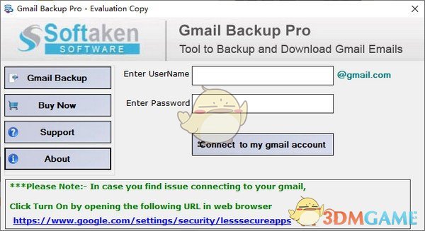 Softaken Gmail Backup Pro(邮箱备份工具)v1.0