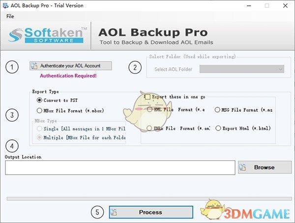 Softaken AOL Backup Pro(数据备份工具)v1.0.1