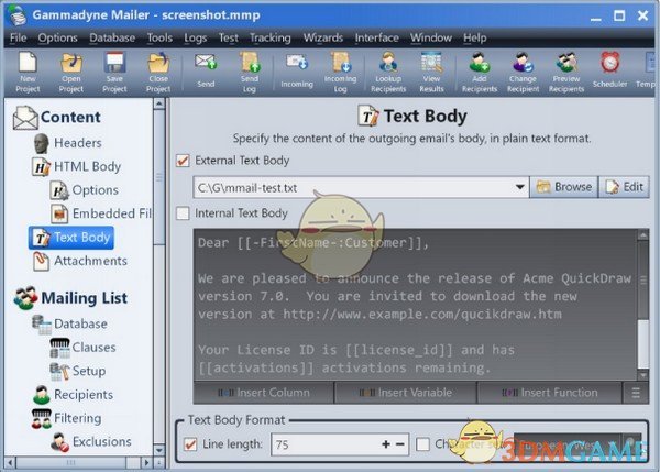 Gammadyne Mailer(邮件营销工具)v61.0