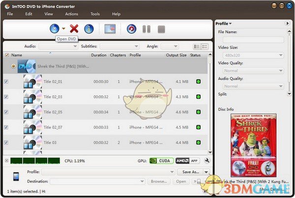 DVD转iPhone转换工具v7.8.24