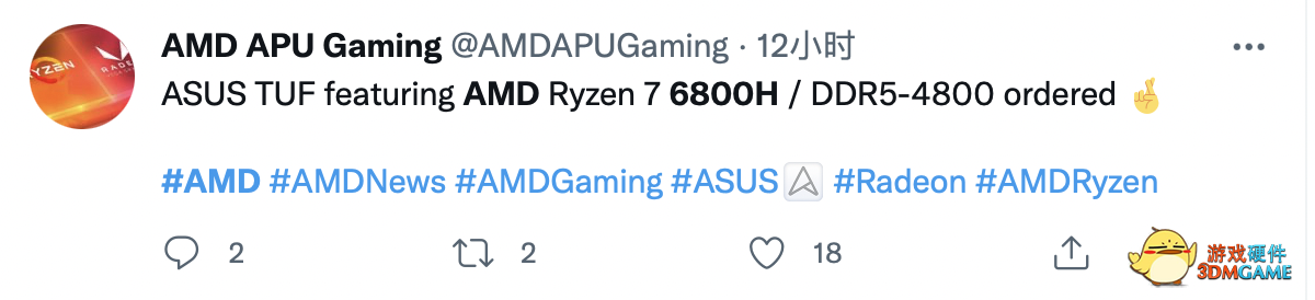 搭载 AMD 锐龙 6000 处理器的笔记本本月开始上市