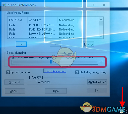 Blend(窗口半透明软件)v0.0.0.1