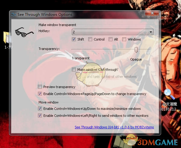 See Through Windows(窗口透明度设置)v1.0.6