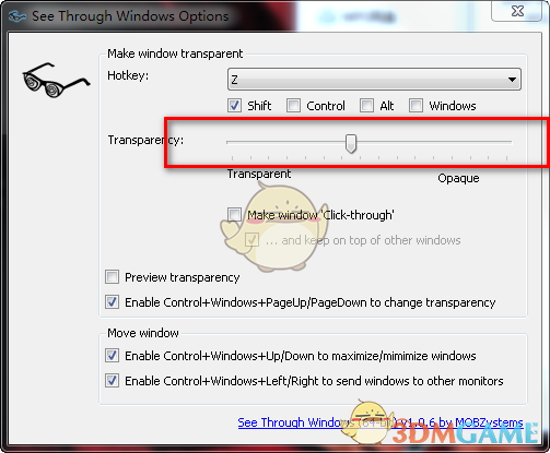 See Through Windows(窗口透明度设置)v1.0.6