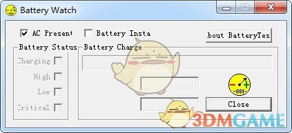 BatteryTest(电量显示工具)v1.08 	