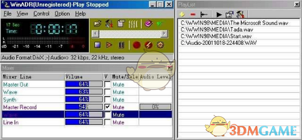 WinADR(音频处理工具) v3.0