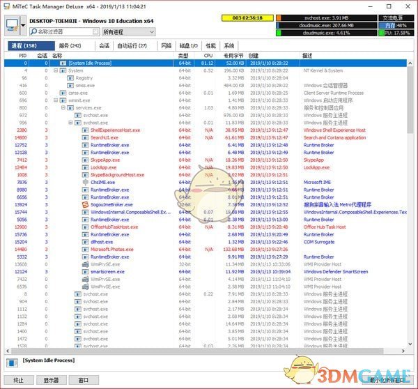 MiTeC Task Manager DeLuxe(任务管理器)v4.0.3