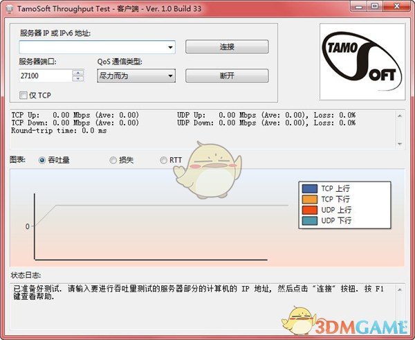 TamoSoft Throughput Test(网络性能测试)v1.0.33