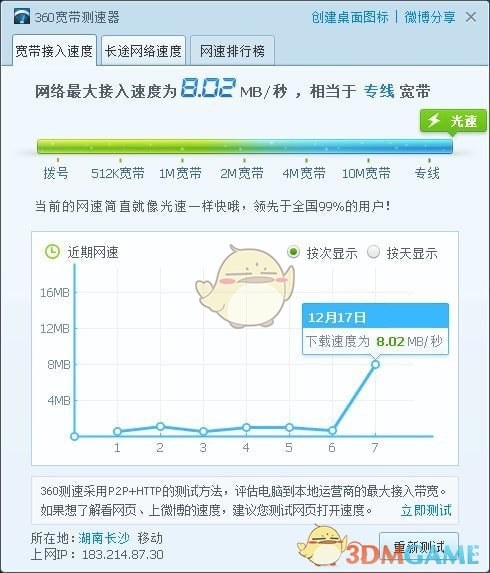 360宽带测速器5.0