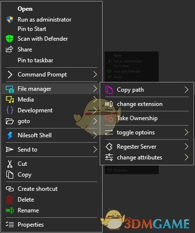 Nilesoft Shell(Windows上下文菜单管理器)v1.2