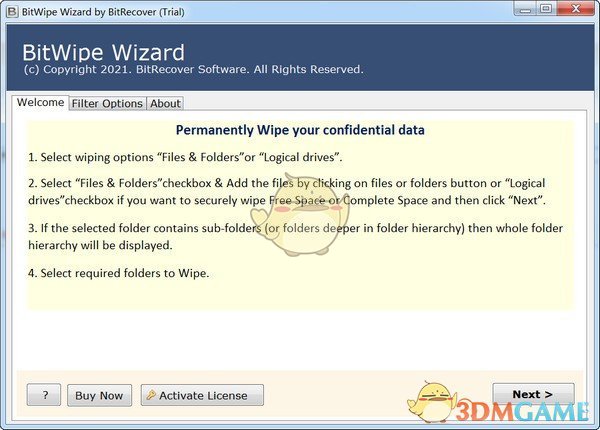 BitWipe Wizard(数据擦除工具)v6.0