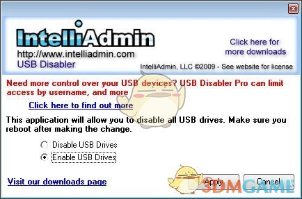 USB Disabler(USB接口启用禁用工具)v1.0