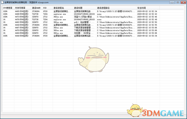 全屏游戏被弹出故障检测v1.0.1.0